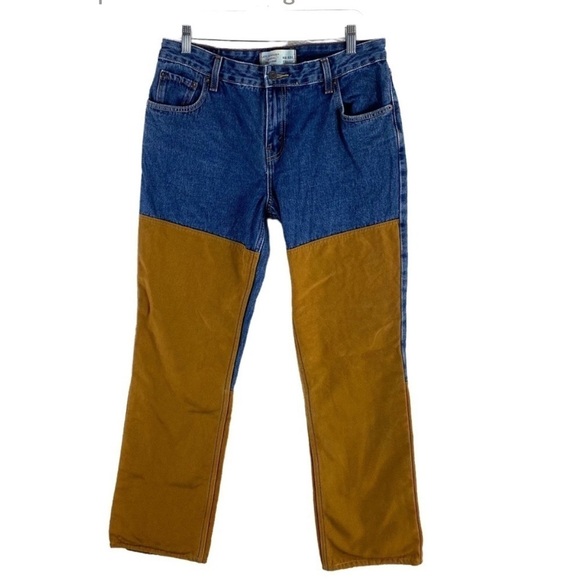 Levis Signature Field Gear Panel Heavy Duty Mid Rise Straight Leg Jeans SZ 12 - Picture 1 of 5